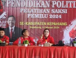 Jelang Pencoblosan PDIP Bengkulu Gelar Bimtek  Saksi Se Kabupaten Kepahiang