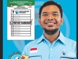 Feryun Tambunan Caleg Gelora Dapil Gading Cempaka – Singaran Pati Ajak Coblos Tanggal 14 Februari
