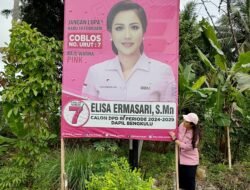 Tertibkan APK, Elisa Ermasari Ajak Sukseskan Pemilu 2024