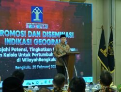 Tingkatkan Perekonomian, Gubernur Rohidin Dorong Potensi Unggulan Daerah Terdaftar Indikasi Geografis