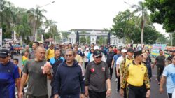 Jalan Santai Hut Korem ke 78, Wagub Rosjonsyah Ajak Semangat Jaga Kesehatan