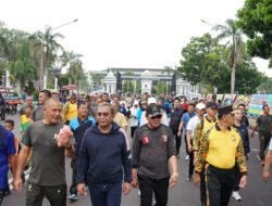 Jalan Santai Hut Korem ke 78, Wagub Rosjonsyah Ajak Semangat Jaga Kesehatan