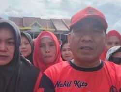 Kampanye Edwar Samsi Ajak Masyarakat Ujan Mas Senam Sehat dan Riang Gembira