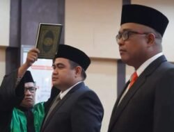Beni Harjono Resmi Dilantik Jadi Dirut, Gubernur Rohidin:  Optimis Bank Bengkulu Semakin Lebih Baik