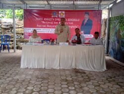 Reses Marliadi Ajak Masyarakat Pro Aktif Ikut Awasi Pembangunan Kota Bengkulu