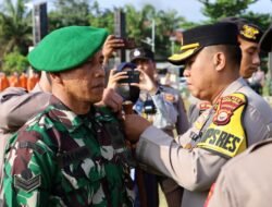 Polres Bengkulu Tengah Apel Gelar Pasukan Dalam Rangka Ops Ketupat tahun 2024