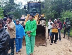 Alat Berat Tiba di Lokasi Longsor Susulan Lebong, Selama 2 Minggu Alat Berat Pemprov “Stay” di Lebong