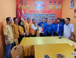 Pengurus Demokrat Daftarkan Dang Tono Jadi Calon Walikota Hanura Kota Bengkulu