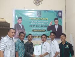 Maju Pilwakot, Benny Suharto Daftar Calon Walikota PKB