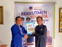 Serius Dang Tono Kembalikan Formulir ke PDIP dan NasDem