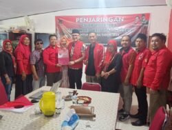 Hari Terakhir, Mirza Daftar Calon Wakil Walikota di DPC PDIP Bengkulu