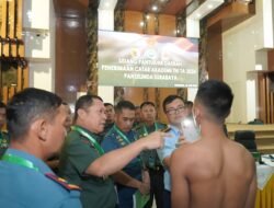 Ketua Panselinda Surabaya pimpin Pelaksanaan sidang Pantukhir Catar Akademi TNI