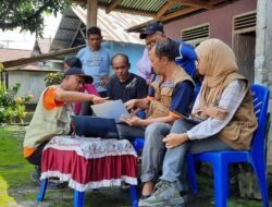 Tim Pemetaan BNPB Sosialisasikan Kajian Risiko Bencana Sekunder Erupsi Gunungapi Ibu Kepada Masyarakat