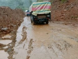 Longsor Desa Talang Ratu, Sore Ini Jalan Sudah bisa Dilalui Mobil