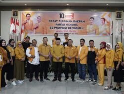 Rapimda Partai Hanura se Provinsi Bengkulu Resmi Ditutup, Ini Kata Gubernur Rohidin