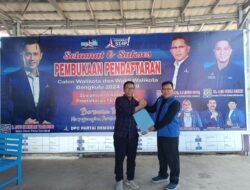 Mantan Wagub Dedy Black Sudah Daftar Calon Walikota Berpeluang Diusung Demokrat