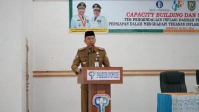 Rilis BPS Hingga Juli 2024, Inflasi Bengkulu 2,31 Persen, Sekda Isnan : Masih Terkendali