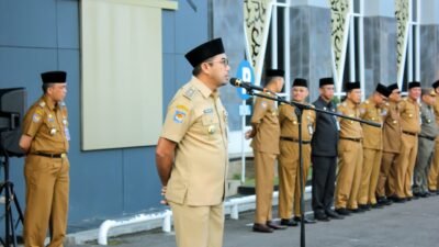 Saat Apel Pagi, Abdul Hafizh Pamitan Mundur Sebagai Kepala Biro Pembangunan Untuk Maju Pilkada Kepahiang