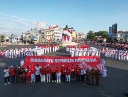 Korem 041/Gamas Pelopor Kirab Bendera Merah Putih di Bengkulu