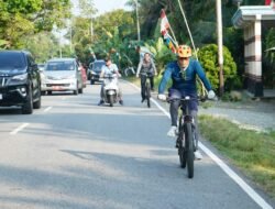 Bupati Gusnan Buka Kegiatan Senam Germas di Kecamatan Kedurang Ilir