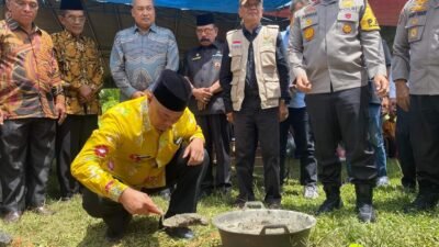 Kapolda Bengkulu Letakkan Batu Pertama Pembangunan Rumah Tidak Layak Huni di Bengkulu Tengah