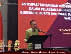 Ketua KPU Bengkulu Hadiri Rapat Koordinasi Terkait Pemetaan Kerawanan Pemilihan Serentak 2024