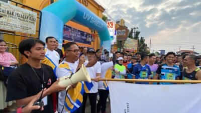 Dedy Black, Lepas Peserta Run 10K Dies Natalis BEM IKM FKIP Universitas Dehasen