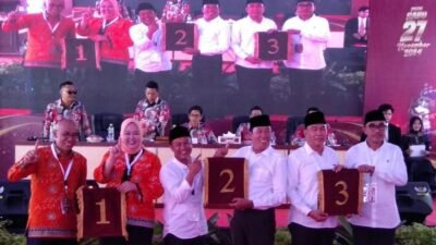 Paslon Riang Raih Nomor Urut 1 di Pilkada Kepahiang 2024