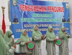 Penjabat Walikota Bengkulu Kukuhkan Forum Silaturahmi Grup Marhaban Membuai