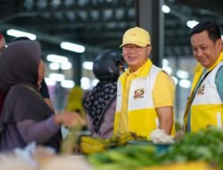 Blusukan Heboh di Pasar Kutau! Masyarakat Kompak Ingin Rohidin Lanjutkan Pembangunan!