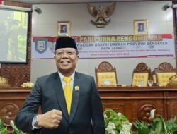 Sumardi Resmi Jabat Ketua DPRD provinsi Bengkulu, Segera Bentuk Tatib