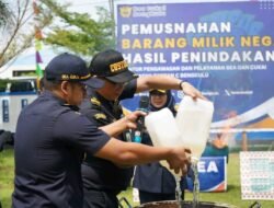 Bea Cukai Bengkulu Musnahkan BB Miliaran Rupiah