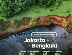 Batik Air Luncurkan Rute Baru Bengkulu – Jakarta Mulai 10 November, Dukung Akses ke 40 Kota di Indonesia dan Mancanegara