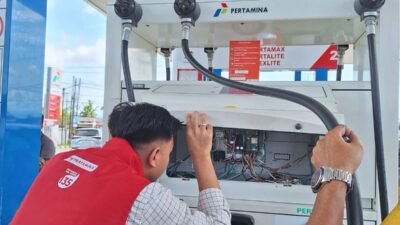 Tingkatkan Pengawasan, Pertamina Patra Niaga Regional Sumbagsel Lakukan Uji Tera di SPBU Bengkulu