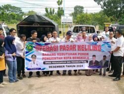 Perindag Kota Bengkulu Gelar Operasi Pasar Keliling, Berikut Jadwal Lengkapnya