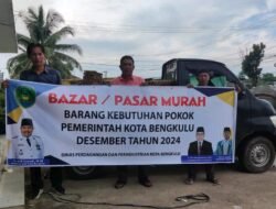 Ini Jadwal Bazar Sembako Murah Pemkot Bengkulu,Dimulai Hari