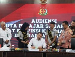 Jaksa Agung Dukung Edukasi Hukum Sejak Dini Saat Terima Kunjungan Duta Pelajar Sadar Hukum  Kalimantan Timur 2024