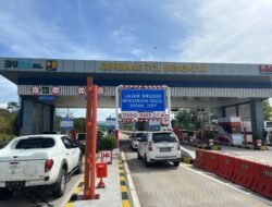 Volume Lalu Lintas Libur Nataru 2024/2025 di Jalan Tol Trans Sumatera Melonjak Tajam