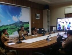Pemkot Pagar Alam, Ikuti Rapat Virtual Bersama Kemendagri