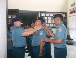 DANLANAL PIMPIN SERTIJAB DANPOSAL JAJARAN LANAL BENGKULU