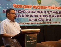 Dihadapan Forkompimda, Arif Gunadi : Terima Kasih Atas Kerjasamanya