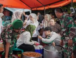 Willie Salim Tinjau Persiapan Masak Besar dan Makan Bersama