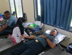 Lanal Bengkulu Gelar Donor Darah Sambut HUT ke-39