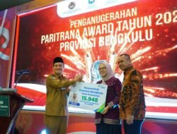 Paritrana Award Bengkulu 2024, Maksimalkan Perlindungan Jaminan Sosial Ketenagakerjaan untuk Bantu Rakyat
