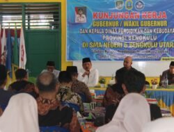 Wagub Mian Kunker ke SMAN 5 Bengkulu Utara, Tahun Ajaran Baru Sekolah diminta Buat Terobosan Dunia Pendidikan