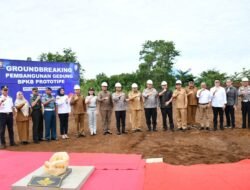 PJ Sekda Kota Hadiri Ground Breaking Pembangunan Gedung BPKB Polda Bengkulu