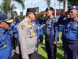 Wakapolda Bengkulu dan Kadis Damkar Pimpin Apel Kesiapsiagaan Personel