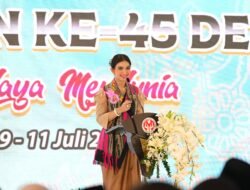 Wujud Nyata Dukung Industri Kreatif, Praktik Baik PKW Tekun Tenun Meriahkan HUT Ke-45 Dekranas