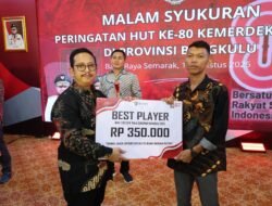 Asintel Kejati Bengkulu Hadiri Malam Syukuran HUT RI Ke 80