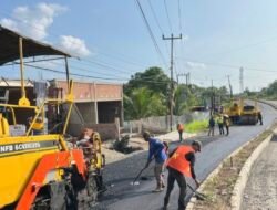 Selesai Aspal Jalan Aru Jajar, Pemkot Bengkulu Langsung Pasang Lampu PJU